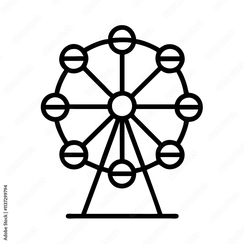 festival ferris wheel icon, oktoberfest line art, oktoberfest icon simple black line art icon of festival ferris wheel, for oktoberfest celebrations oktoberfest vector art festival ferris wheel icon, oktoberfest line art, oktoberfest icon simple black line art icon of festival ferris wheel, for oktoberfest celebrations oktoberfest vector art