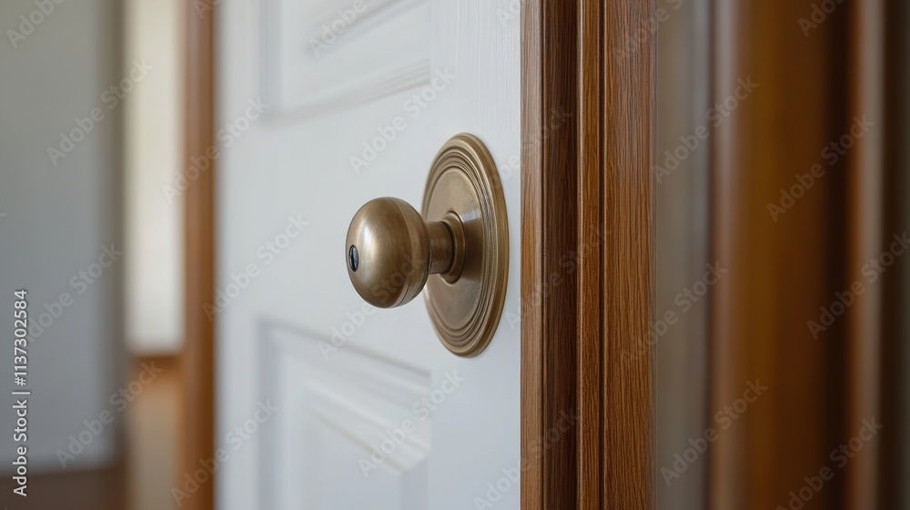 25.Concept 5: Door lock installation, repair, or replacement service. Door hardware installer locksmith working with open white door indoor 25.Concept 5: Door lock installation, repair, or replacement service. Door hardware installer locksmith working with open white door indoor
