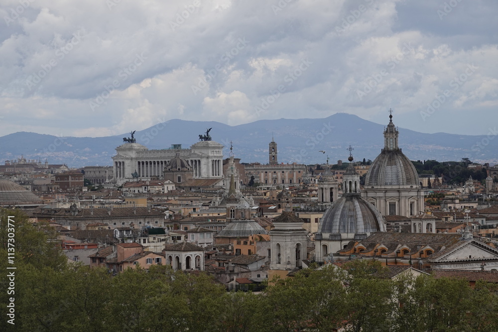 Fototapeta premium view of Roma