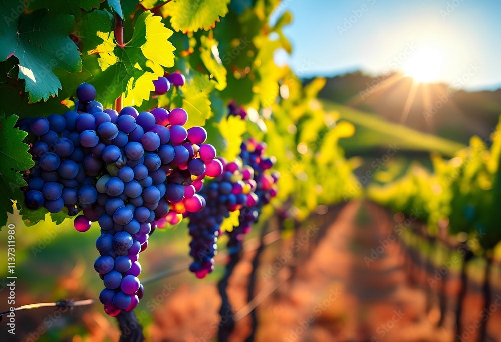 Fototapeta premium wine grapes