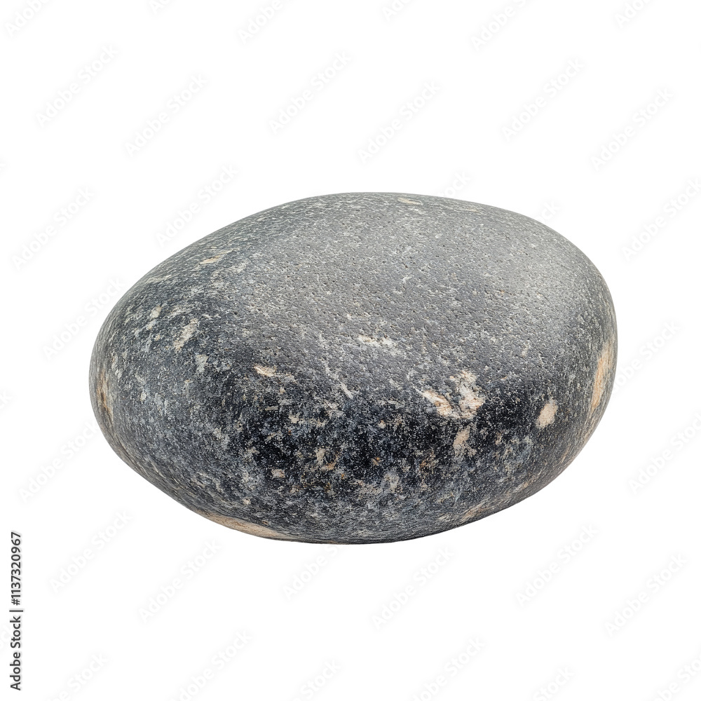 A smooth grey pebble resting on a clean transparent background, showcasing natural texture and color variations, of pebble isolated on transparent background A smooth grey pebble resting on a clean transparent background, showcasing natural texture and color variations, of pebble isolated on transparent background