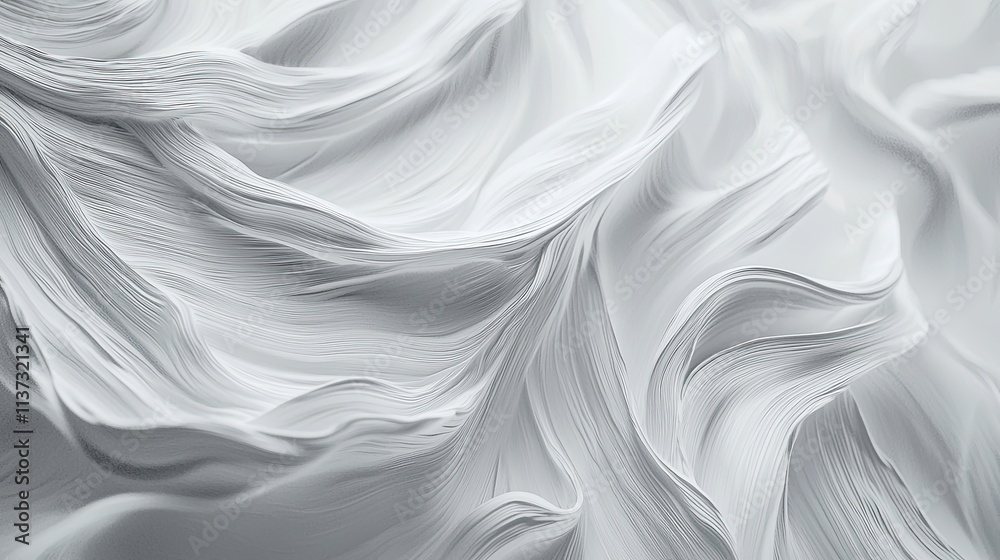 Obraz premium This light gray textured background features organic brush strokes, perfect for modern design projects or as a versatile backdrop in creative work.