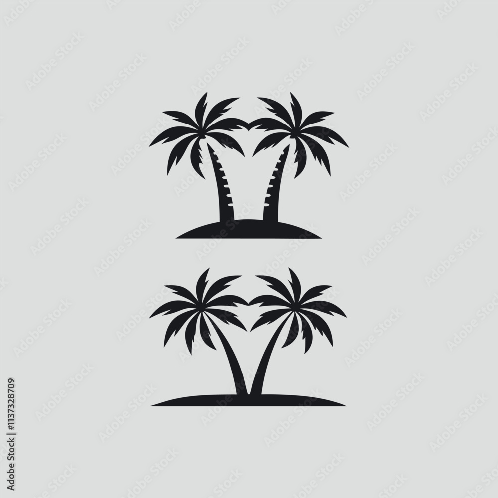Obraz premium Palm tree vector