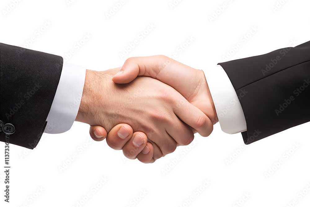 handshake isolated on white background handshake isolated on white background