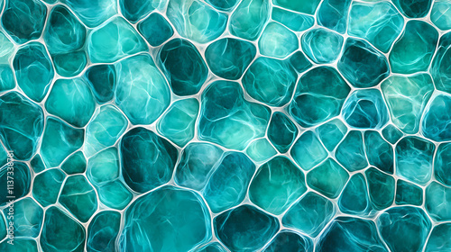 Medium aquamarine texture design. hex . rgb Beryl. Illustration