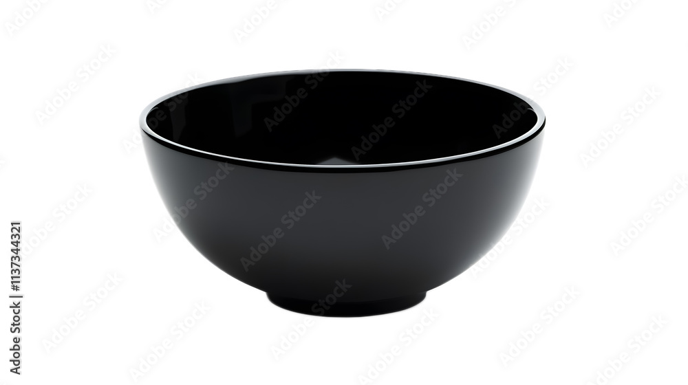 Black bowl on a white background. isolated background. Black bowl on a white background. isolated background.