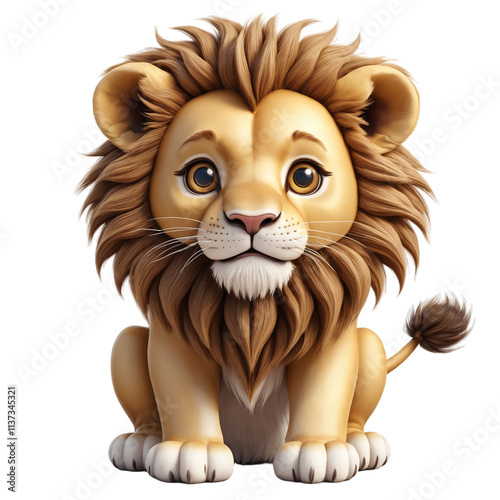 lion cartoon 3d