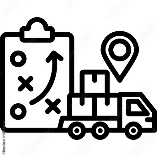 Distribution Strategy Icon