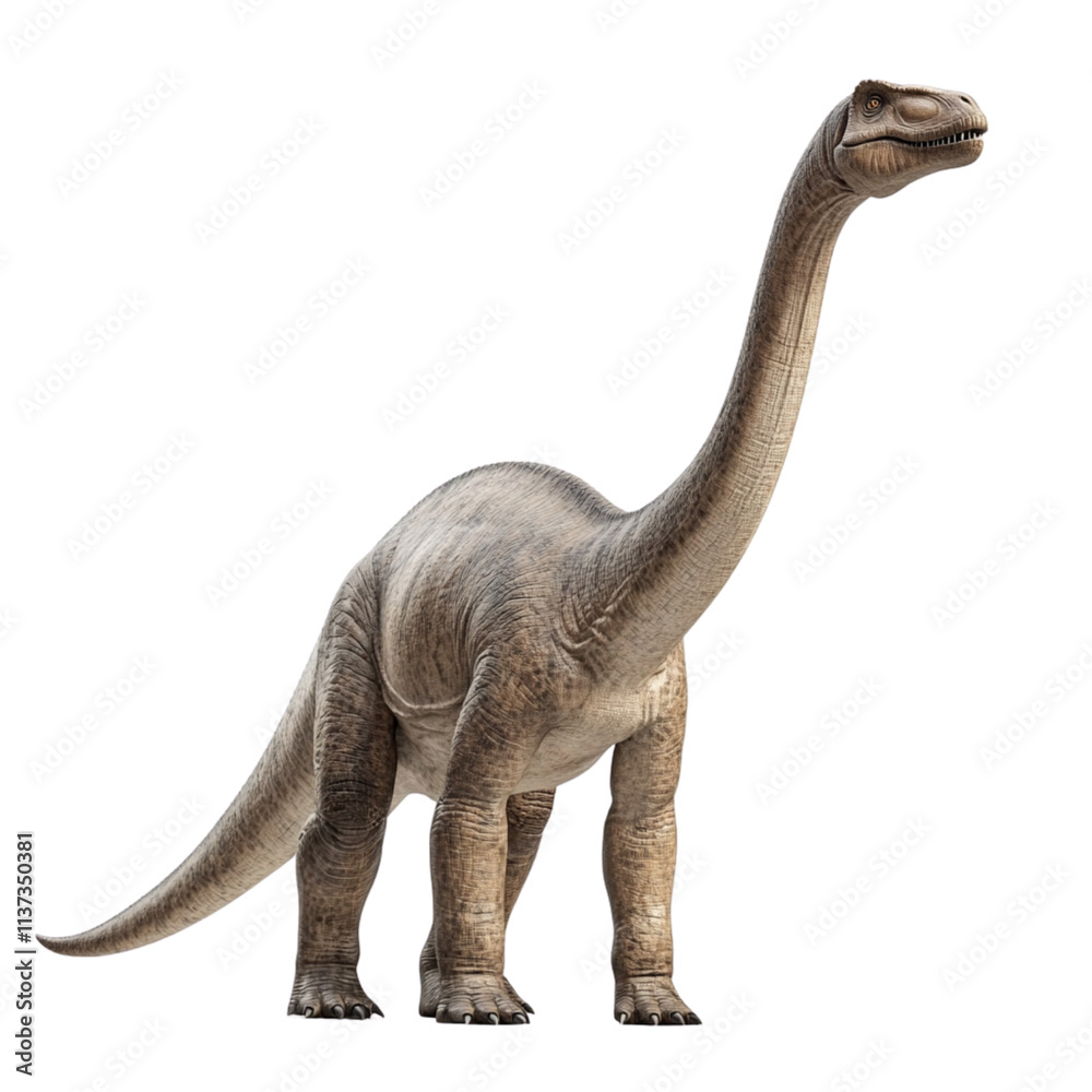 Obraz premium Brachiosaurus isolated on a transparent background