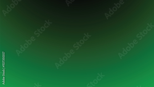 Dark Green smooth gradient abstract background for backdrop or presentation