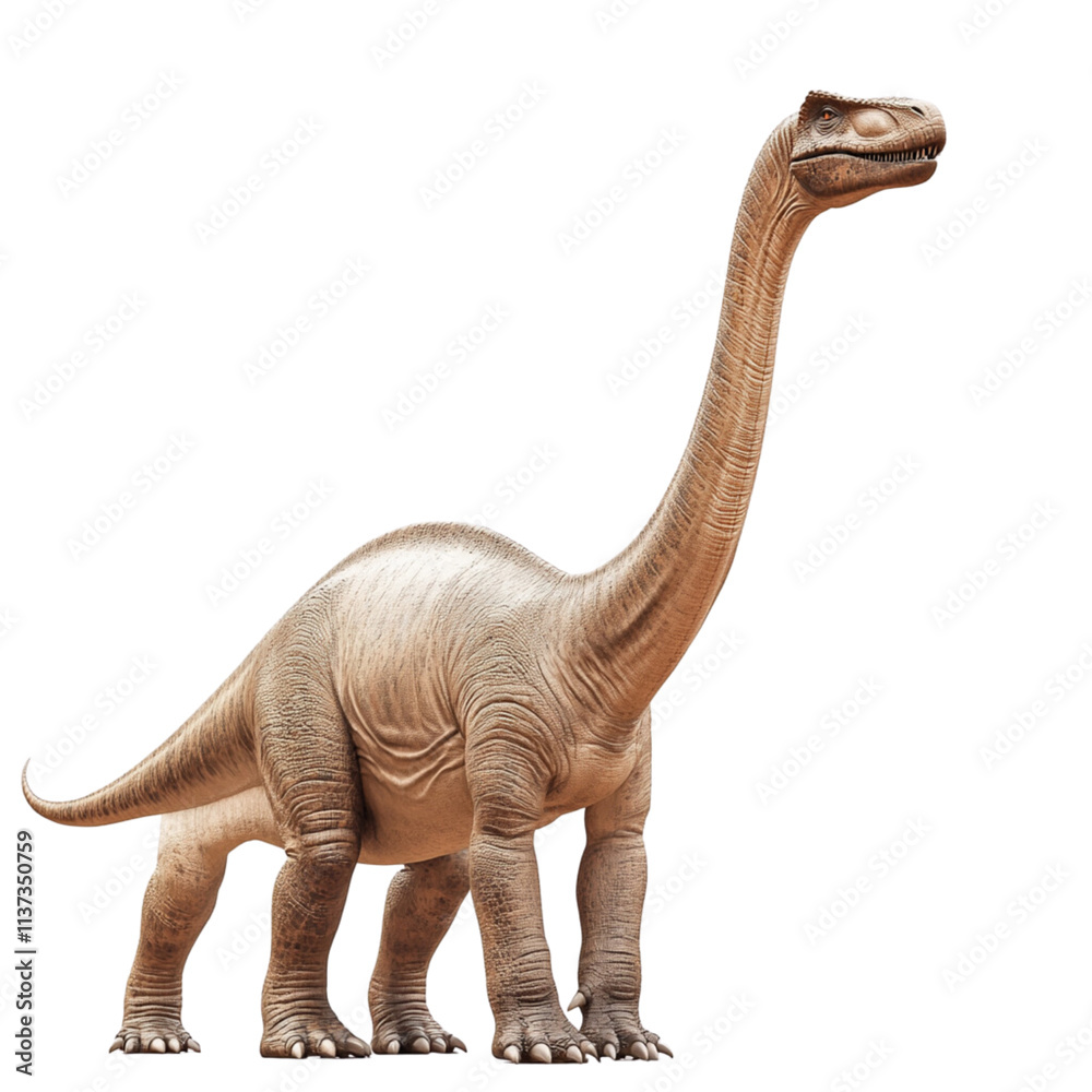 Obraz premium Brachiosaurus isolated on a transparent background