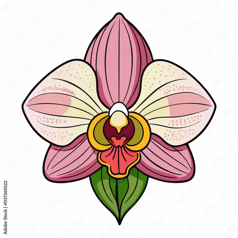 orchid isolated on white background orchid isolated on white background