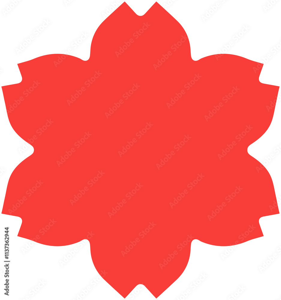 Simple Cherry Blossom Shape icon
