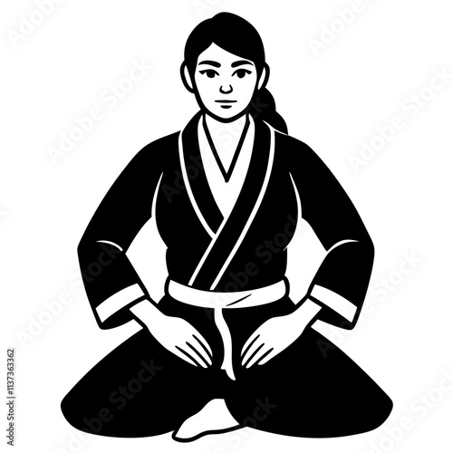 a woman is playing brazilian jiu jitsu