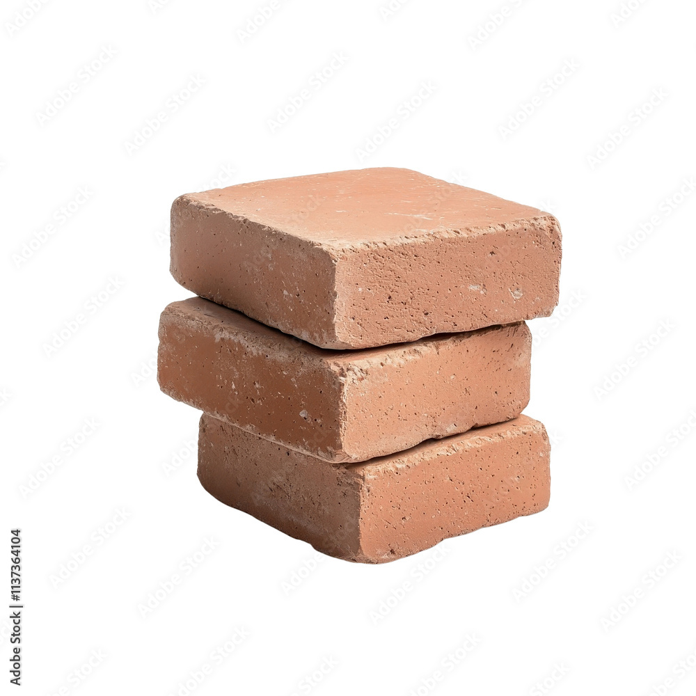 3D cartoon bricks, fun shapes, soft shadows, isolated on white. PNG 3D cartoon bricks, fun shapes, soft shadows, isolated on white. PNG