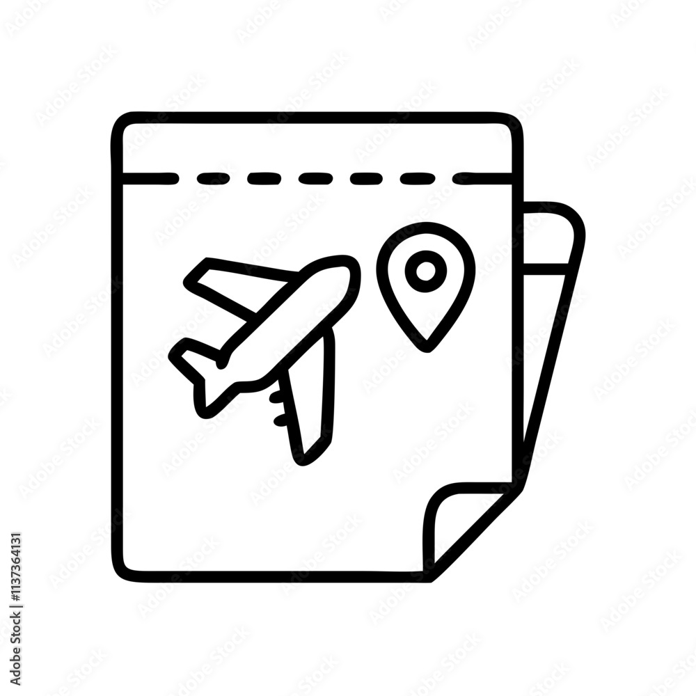 travel itinerary icon, world tourism day line art, tourism icon - simple black line art icon of travel itinerary, for world tourism daycelebrations. tourism vector art. travel itinerary icon, world tourism day line art, tourism icon - simple black line art icon of travel itinerary, for world tourism daycelebrations. tourism vector art.