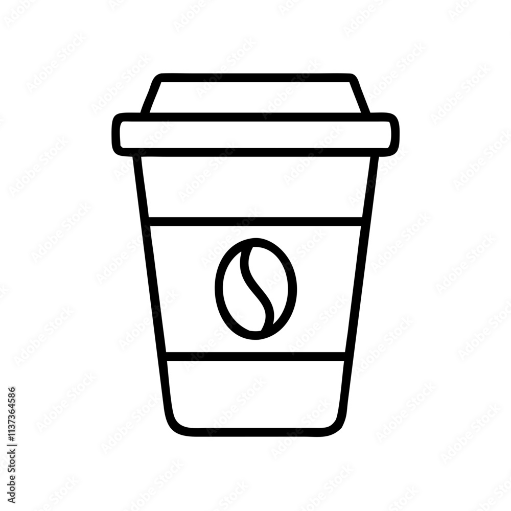 coffee cup icon, coffee day line art, coffee day icon - simple black line art icon of coffee cup, symbolizing coffee day celebrations. coffee day vector art. coffee cup icon, coffee day line art, coffee day icon - simple black line art icon of coffee cup, symbolizing coffee day celebrations. coffee day vector art.