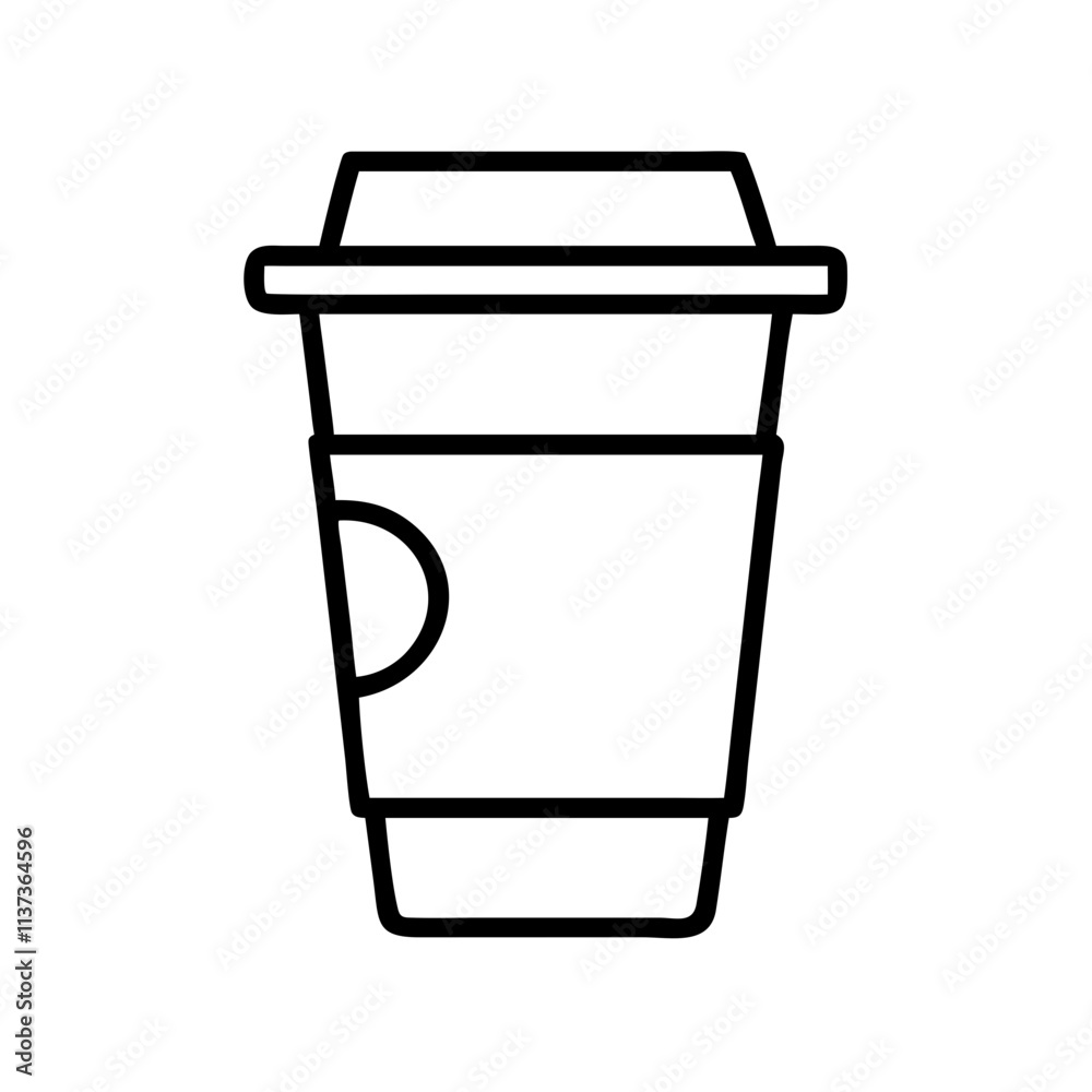 coffee cup icon, coffee day line art, coffee day icon - simple black line art icon of coffee cup, symbolizing coffee day celebrations. coffee day vector art. coffee cup icon, coffee day line art, coffee day icon - simple black line art icon of coffee cup, symbolizing coffee day celebrations. coffee day vector art.
