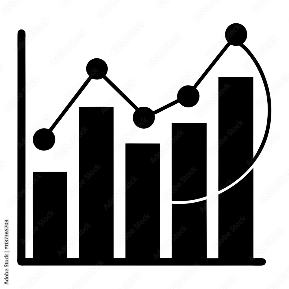 infographic business people with graph infographic business people with graph