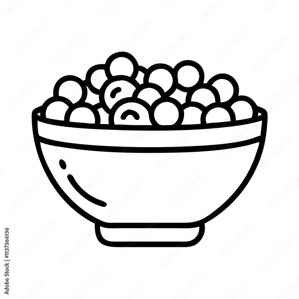 bowl of lentils icon, vegetarian day line art, vegetarian icon - simple black line art icon of bowl of lentils, or vegetarian day celebrations. vegetarian day vector art. bowl of lentils icon, vegetarian day line art, vegetarian icon - simple black line art icon of bowl of lentils, or vegetarian day celebrations. vegetarian day vector art.