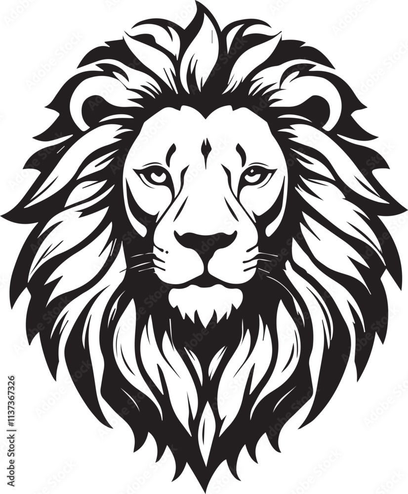 lion head vector illustration lion head vector illustration