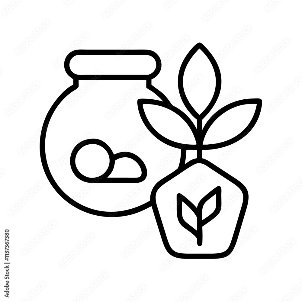 plant based protein icon icon, vegetarian day line art, vegetarian icon - simple black line art icon of plant based protein icon, or vegetarian day celebrations. vegetarian day vector art. plant based protein icon icon, vegetarian day line art, vegetarian icon - simple black line art icon of plant based protein icon, or vegetarian day celebrations. vegetarian day vector art.