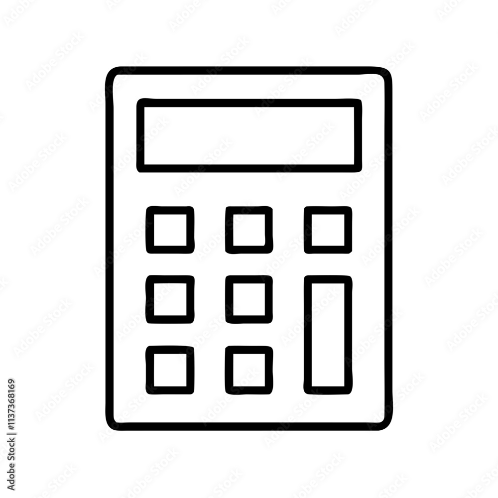calculator icon, teachers’ day line art, teachers day icon - simple black line art icon of calculator, for teachers’ day celebrations. teachers day vector art. calculator icon, teachers’ day line art, teachers day icon - simple black line art icon of calculator, for teachers’ day celebrations. teachers day vector art.