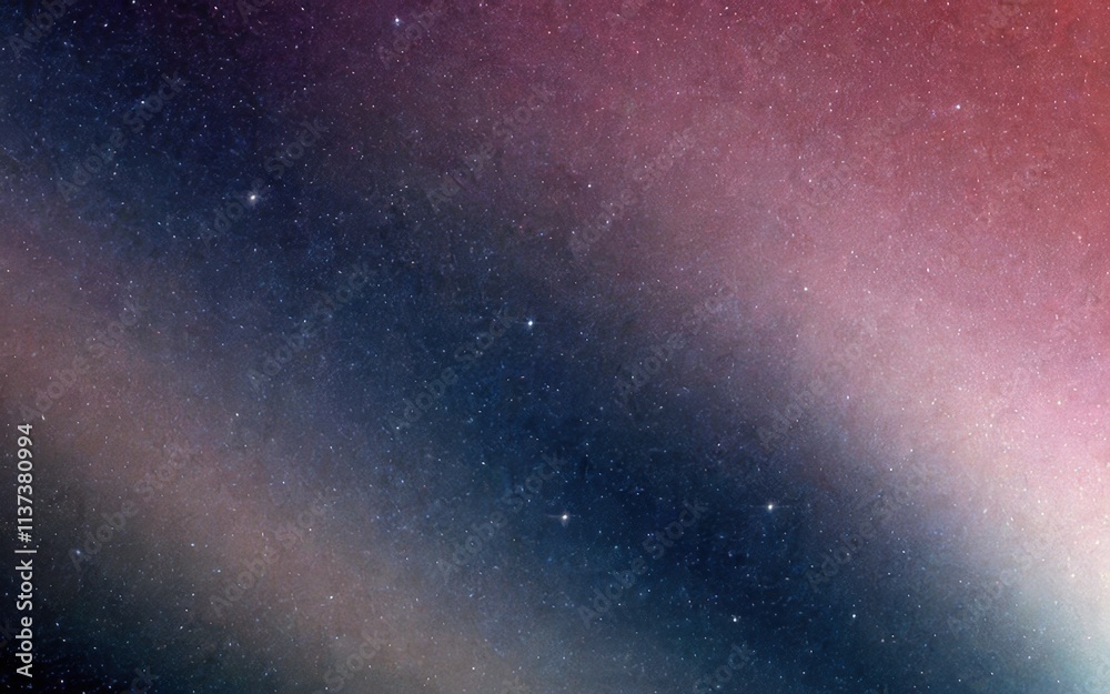 Obraz premium A cosmic scene showcasing a gradient of colors in a starry sky.
