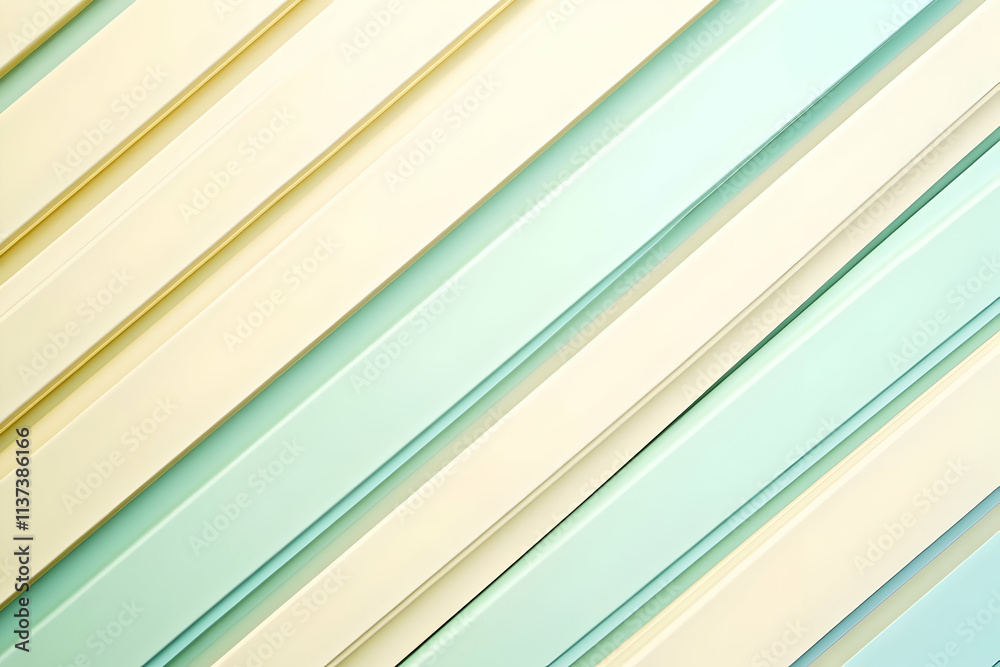 Fototapeta premium Abstract 3D Background Pastel Stripes