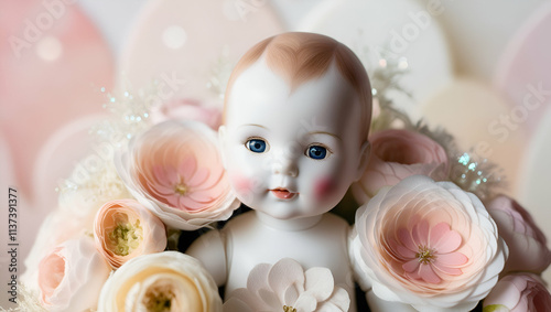 Title: Phoenix A softfocused adorable baby doll with a delic.
 photo