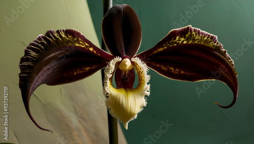 Phoenix Dramatic Closeup of a Rare Dracula Orchid

 photo