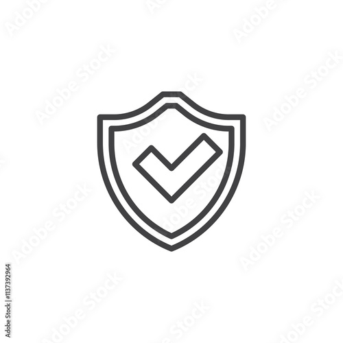 Verified Review line icon