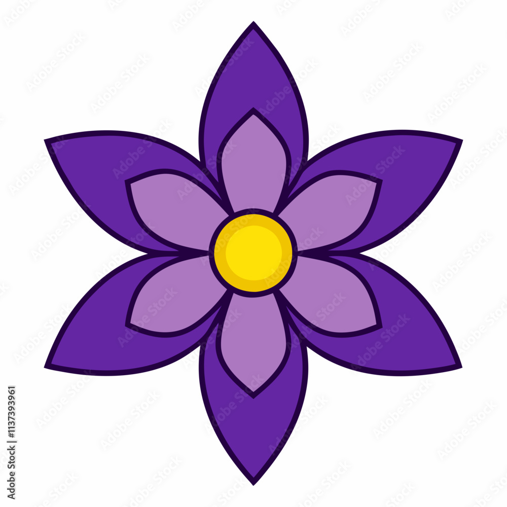 Abstract flower vector illustration Abstract flower vector illustration