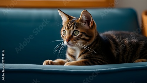 cat on a table