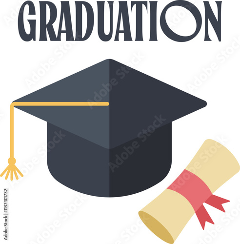 graduation cap graduate congratulation degree diploma cetificate college university tuition student school