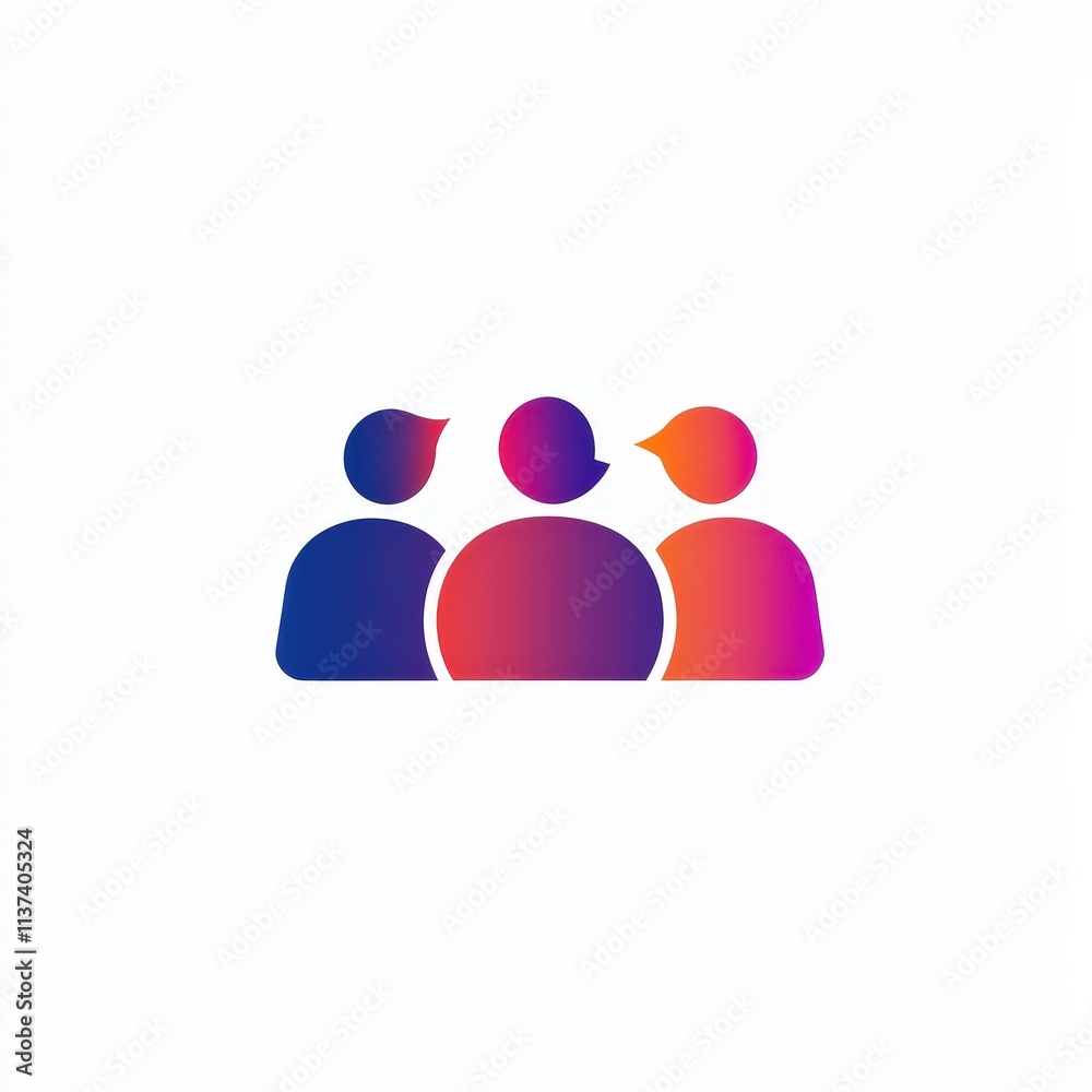 Design of people icon logo illustration isolated on white background Design of people icon logo illustration isolated on white background