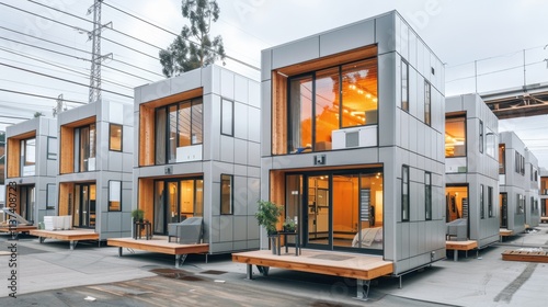 Prefab Housing Factory: Specializes in assembling prebuilt housing parts, streamlining the construction process for faster, more affordable home building.
