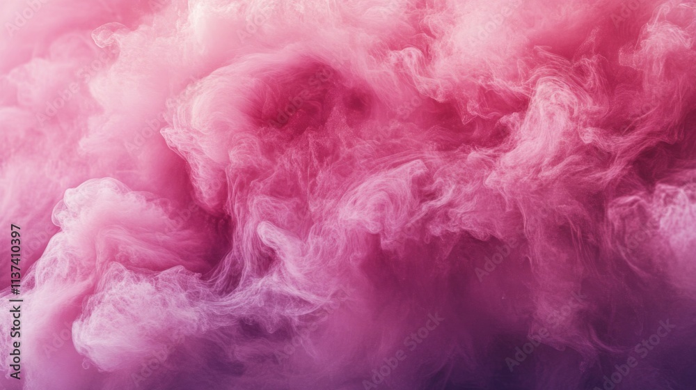 Abstract Pink and Purple Swirling Smoke Cloud Image Abstract Pink and Purple Swirling Smoke Cloud Image