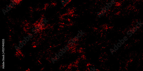 Abstract red grunge background with copy space. Dark red slate background toned classic color. old red color wall background texture. dirty rustic fire red texture. 