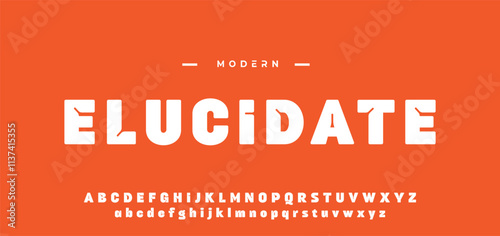 Creative font. Modern abstract digital tech font. Logo creative font, type, technology, movie, digital, music, movie. Fonts and illustration in vector format.