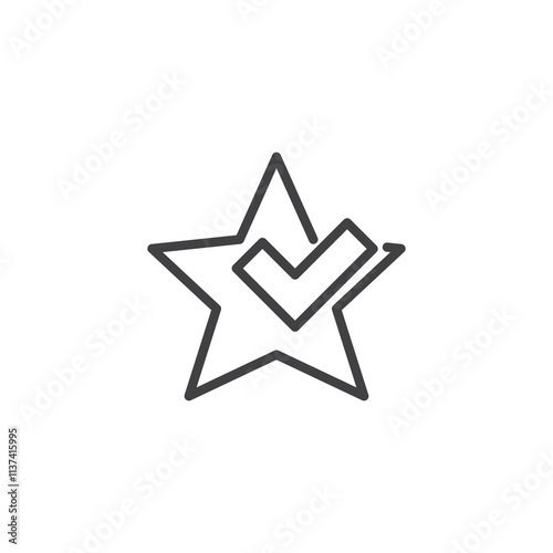 Feedback Approval line icon