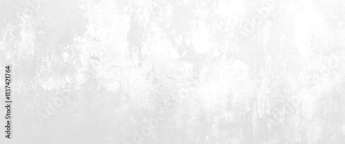 Vector white grunge concrete texture wall