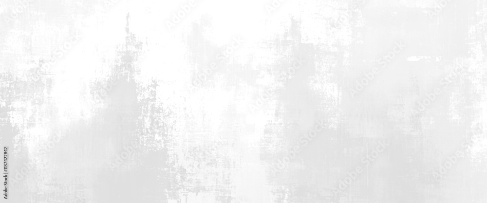 Fototapeta premium Vector white grunge concrete texture wall