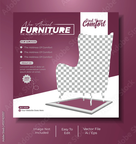 
 Save to Library
 Download Preview
 Preview Crop
 Find Similar
 
File #:  477410477
Modern furniture sale social media- Instagram post collection template- Promotional flyer template design