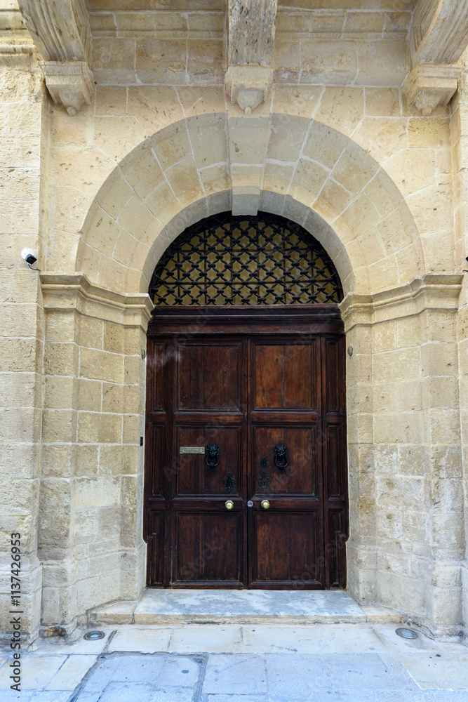 Multicoloured door in Valletta, Malta Multicoloured door in Valletta, Malta