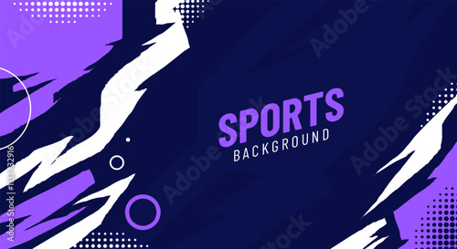 Abstract purple sporty background with grunge effect