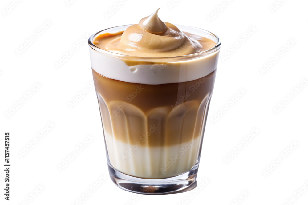 cream with chocolate isolated cream with chocolate isolated