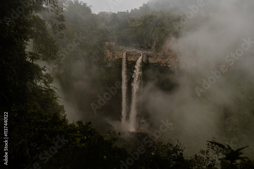 Waterfall on the Indonesian island of Java