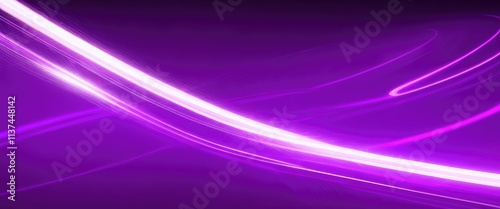 Purple Light glowing shiny lines effect vector background