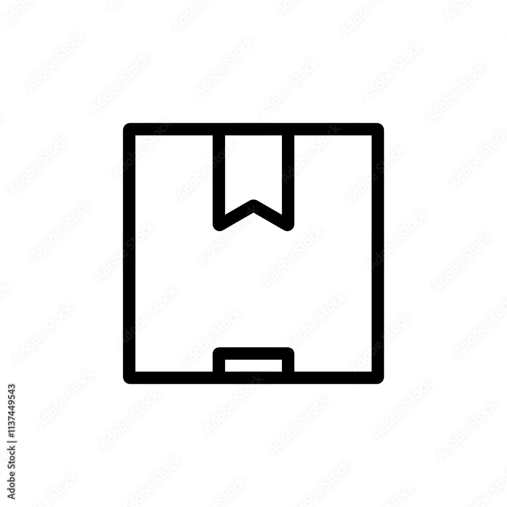 Cardboard icon with simple and modern design Cardboard icon with simple and modern design